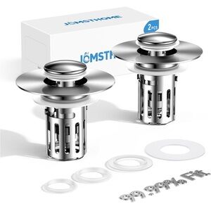 2 Pcs Bathroom Sink Drain Srainer Universal Suitable for 99.99% Dimensions